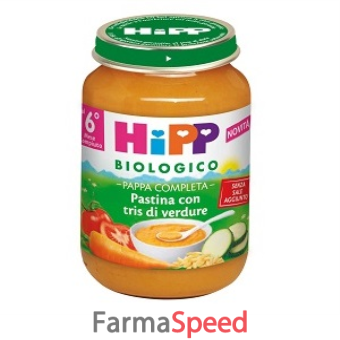hipp biologico pastina tris verdure 190 g