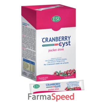 cranberry cyst pocket drink 16 bustine