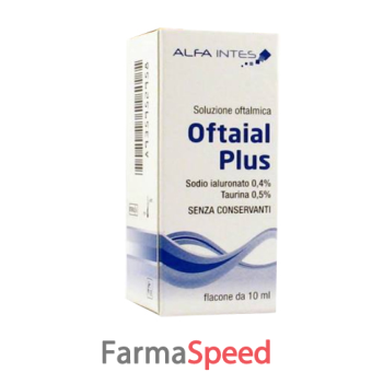 soluzione oftalmica oftaial plus acido ialuronico 0,4% e taurina 10ml