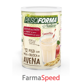 pesoforma nature smoothie mela e crusca avena 12 pasti