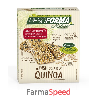 pesoforma nature barrette quinoa 8 pezzi