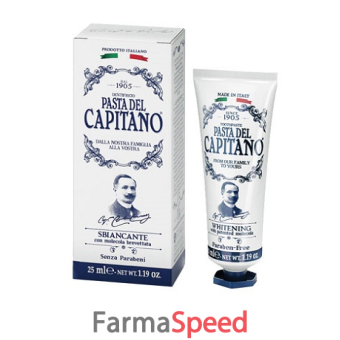 pasta del capitano dentifricio sbiancante 25 ml