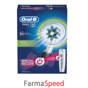 oralb 750 pro crossaction spazzolino elettrico