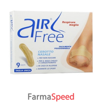 airfree cerotto nasale 9pezzi