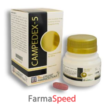 campedex-5 15 compresse ovoidali 18 g