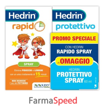 hedrin rapido spray promo + hedrin protettivo omaggio