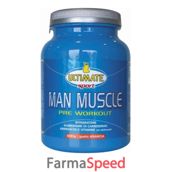ultimate man muscle pre-workout arancia
