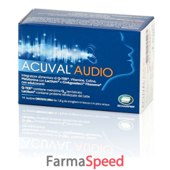 acuval audio 14 bustine orosolubile 1,8 g