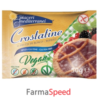 piaceri mediterranei crostatine frutti di bosco 50 g