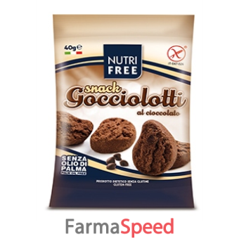 nutrifree gocciolotti al cioccolato snack 40 g