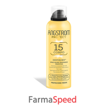 angstrom protect instadry spray trasparente solare protezione 15 150 ml