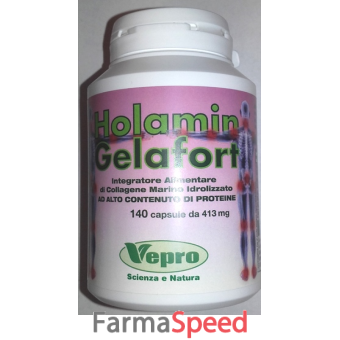 holamin gelafort 140 capsule collageno marino idrolizzato puro ad alto contenuto proteico