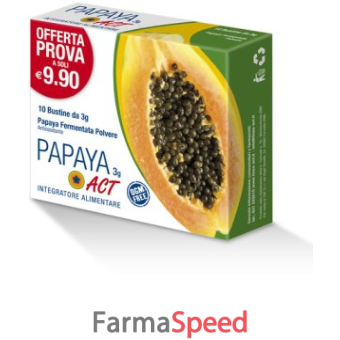 papaya act 10 bustine 3 g ofp