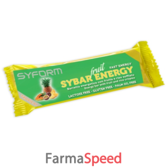 sybar energy fruit barretta tropical 40 g