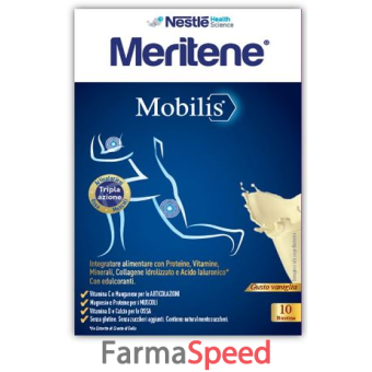 meritene mobilis gusto vaniglia 10 bustine da 20 g