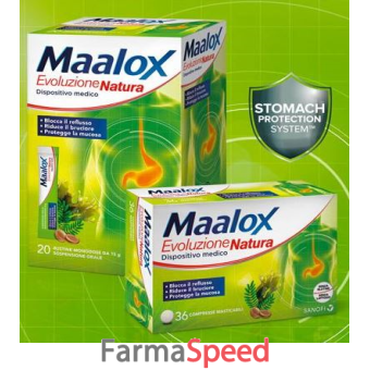 maalox evoluzione natura 36 compresse masticabili