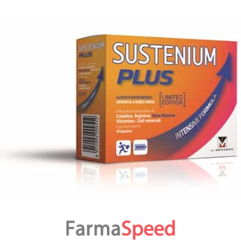 sustenium plus limited edition 14 buste gusto arancia e ginger