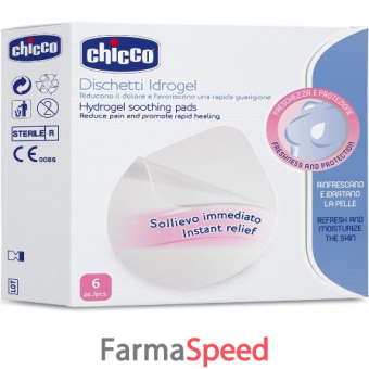 chicco dischetti idrogel antiragadi 6 pezzi