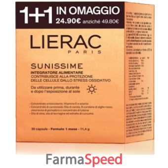 lierac duo sunissime 30 + 30 capsule