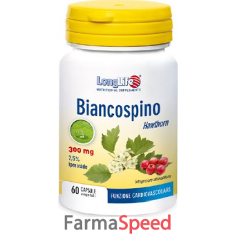 longlife biancospino 60 capsule vegetali