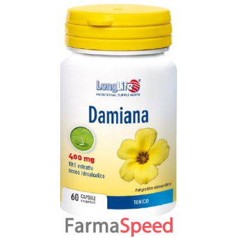 longlife damiana 60 capsule 10:1 da 500 mg