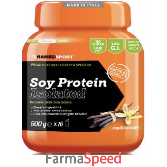 soy protein isolate vanilla cream polvere 500 g