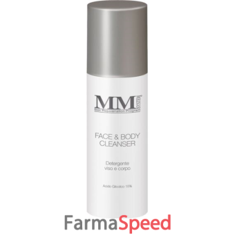 mm system skin rejuvenation program face body cleanser 15%