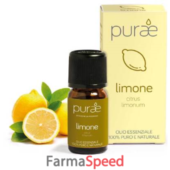 purae olio essenziale limone bucce 10 ml
