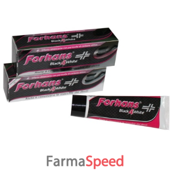 forhans black4white dentifricio 12 ml