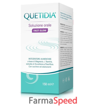 quetidia soluzione orale fast slow 150 ml