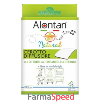 alontan natural cerotto antizanzara adesivo 