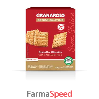 granarolo biscotto gusto agrumi senza glutine 125 g