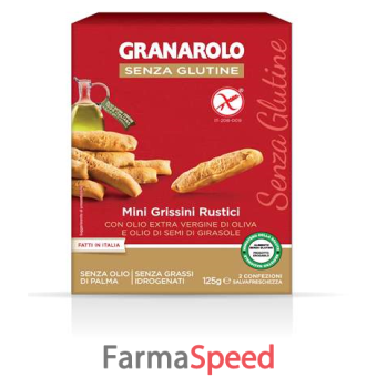 granarolo mini grissino rustico senza glutine 125 g