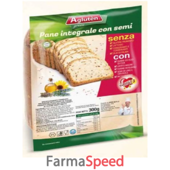 agluten pane integrale senza glutine con semi 300 g