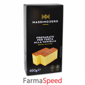 massimo zero preparato per torta alla vaniglia senza glutine 450 g