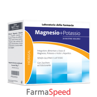 hidrasal magnesio e potassio 20 bustine