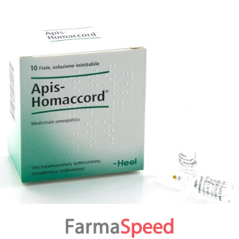 heel apis homaccord 10 fiale da 1,1 ml l'una