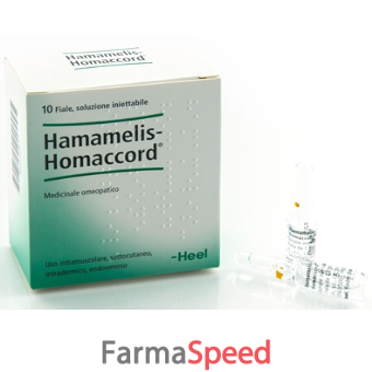 heel hamamelis homaccord 10 fiale da 1,1 ml l'una
