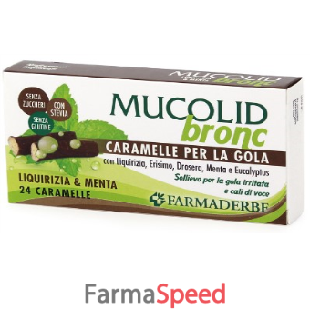 mucolid bronc menta liquirizia caramelle 70 g