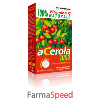acerola 1000 confezione convenienza 60 compresse masticabili 120 g