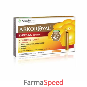 arkoroyal energing complex 10 flaconcini monodose 15 ml