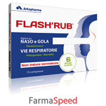 flash rub 15 compresse