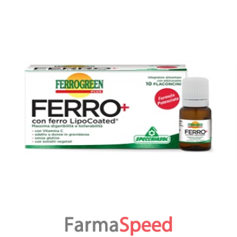 ferrogreen plus ferro+ 10 x 8 ml monodose