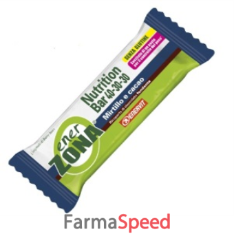 enerzona nutrition mirtillo e cacao 1 barretta