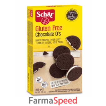 schar chocolate o's biscotti 165 g