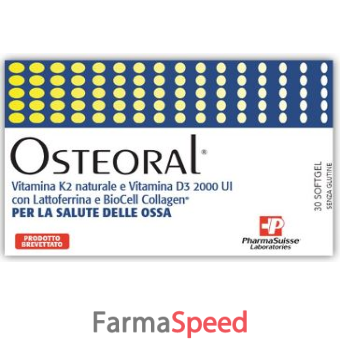 osteoral 30 capsule molli