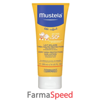 mustela latte solare spf50+ 200 ml