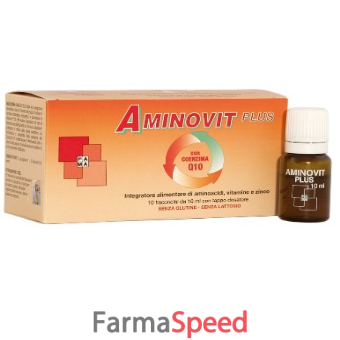 aminovit plus coenzima q10 10 flaconcini 10 ml