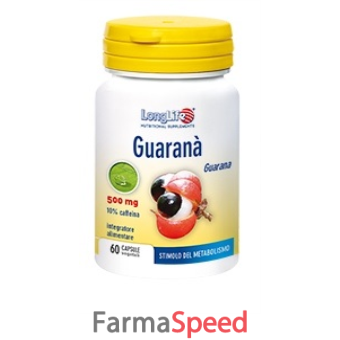 longlife guarana 60 capsule vegetali