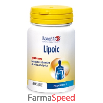 longlife lipoic 60 capsule vegetali